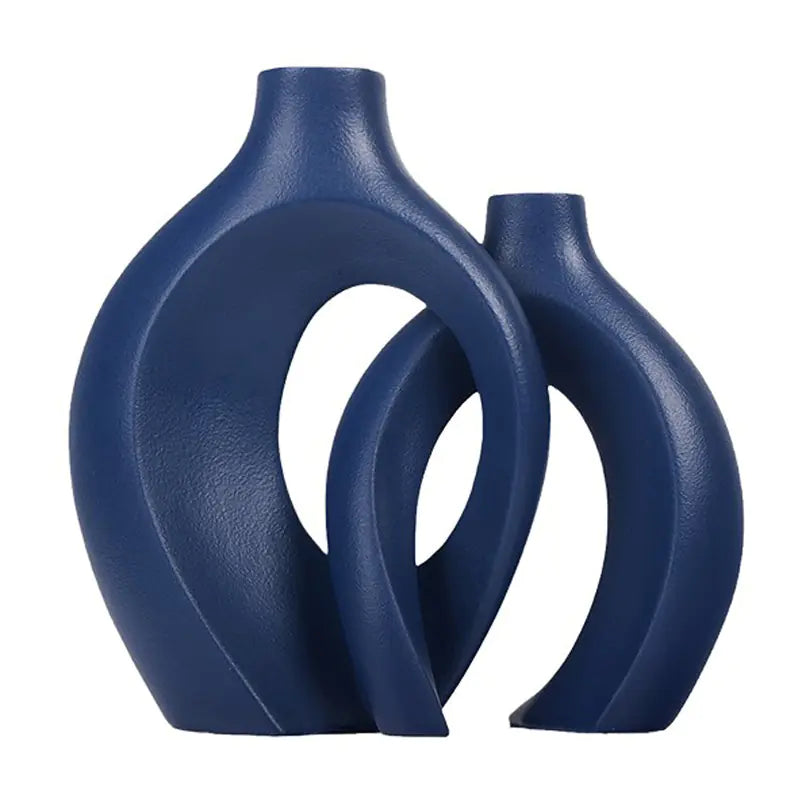 Neutral Ceramic Vase Set