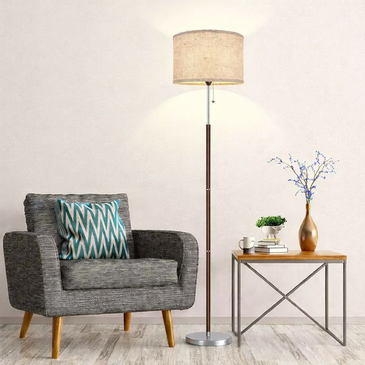 Neutral Minimalist American Floor Lamp