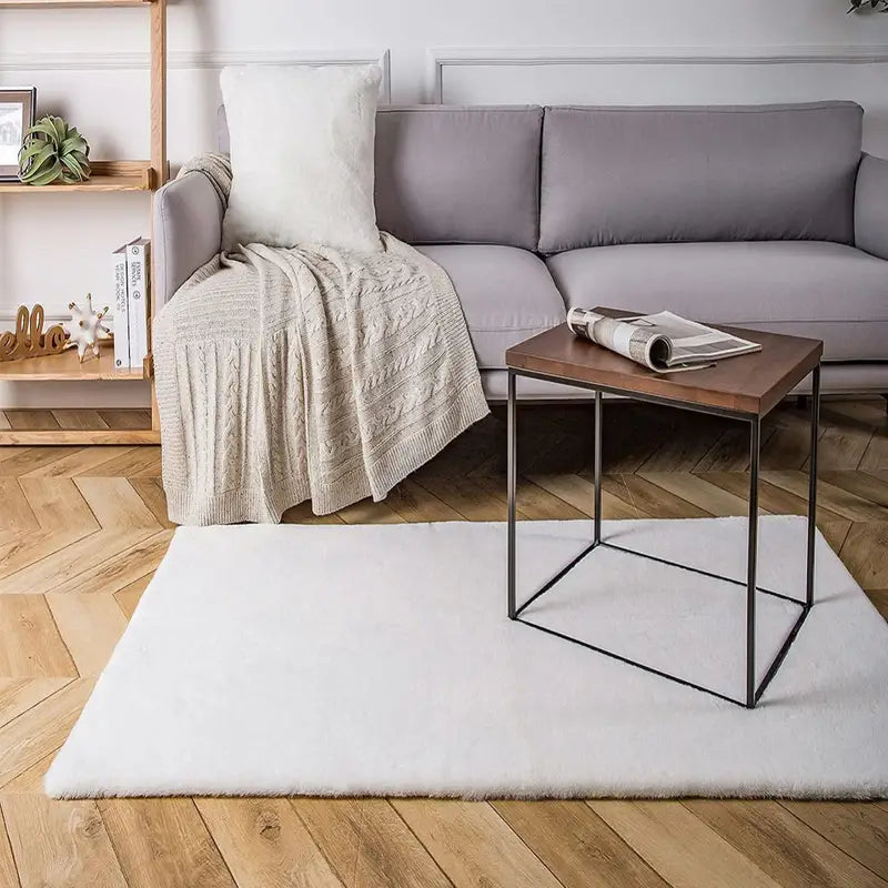 Faux Fur Area Rug for Bedroom and Living Room (1pc)